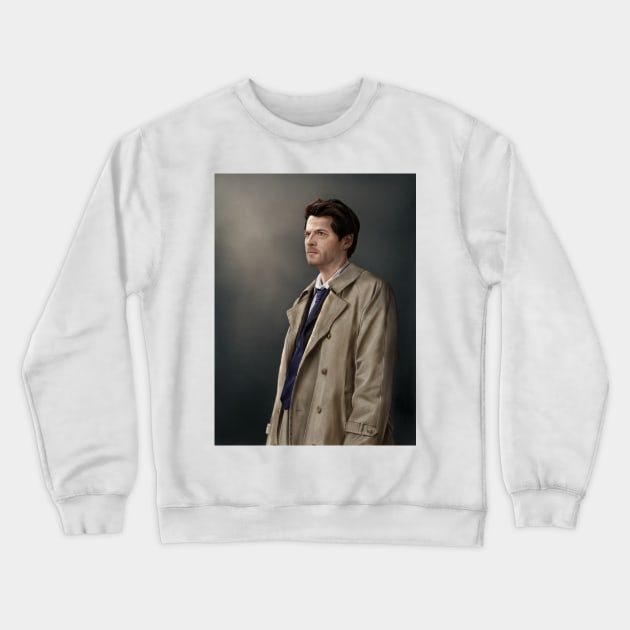 Castiel Crewneck Sweatshirt by SanFernandez